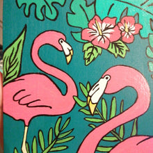Load image into Gallery viewer, Two Pink Flamingos
