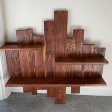 Load image into Gallery viewer, Rustic Wooden Shelf Unit - Made To Order
