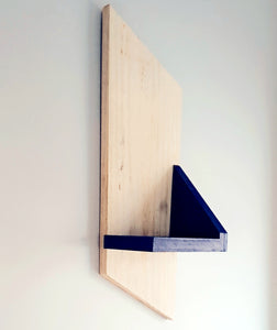 Geometric wall shelf