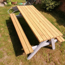 Load image into Gallery viewer, Ultra Heavy Duty Picnic Bench Table - Made to order
