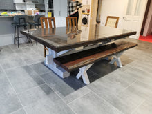 Load image into Gallery viewer, The Chieftain  - Custom made table with single bench
