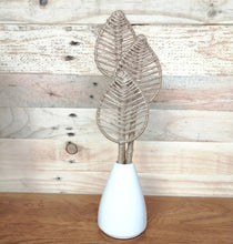 Load image into Gallery viewer, Set of 3 Mini Broadleaves With Vase

