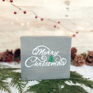 Merry Christmas - Medium Festive Block