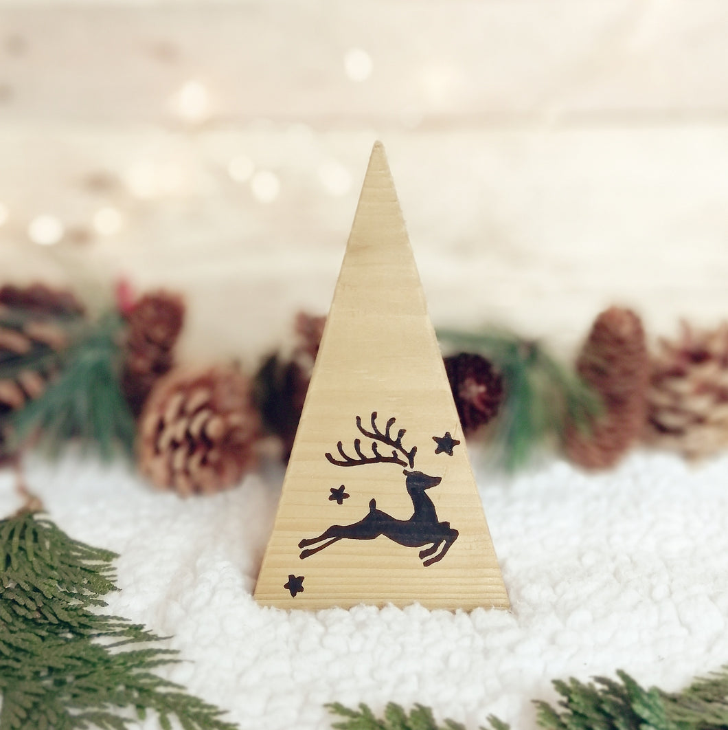 Small Wooden Christmas Tree