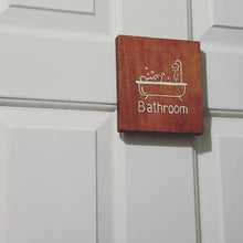 Load image into Gallery viewer, Bathroom Sign
