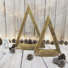 Load image into Gallery viewer, Wooden Christmas Tree - Christmas Wooden Decoration - Scandi Christmas - Christmas Table Decor
