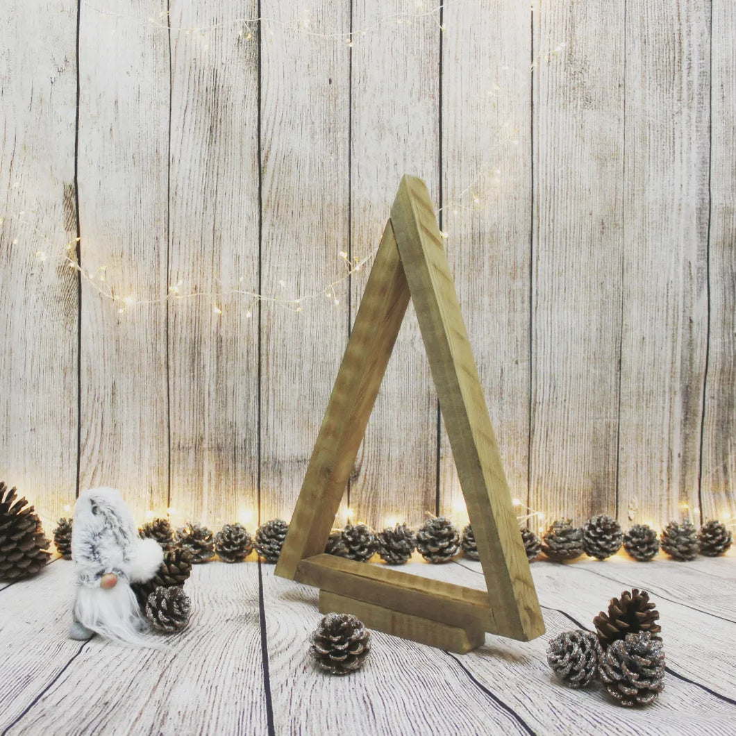 Wooden Christmas Tree - Christmas Wooden Decoration - Scandi Christmas - Christmas Table Decor