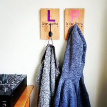 Load image into Gallery viewer, Personalised coat hooks
