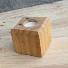 Load image into Gallery viewer, Rustic Single Wooden Tea Light Holders
