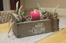 Load image into Gallery viewer, Merry Christmas Wooden Box
